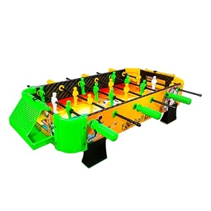 kidsmate foosball table big soccer game  3-in-1 game set with ludo amp snakes ladders  foosball table for adults amp kids  full-size table with 18 players perfect family amp indoor game - multicolor