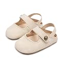 KIDSUN Baby Boys Girls Sandals Adjustable Lightweight House Home Slippers Non Slip Newborn Prewalk First Walk Shoes