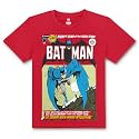 Kidsville Batman Printed Regular Fit Bright Red