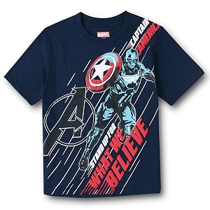 Kidsville Batman Printed Regular Fit Yellow Cotton