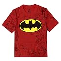 Kidsville Batman Printed Regular Fit Yellow Cotton
