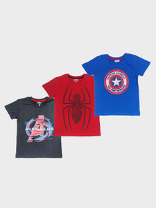 kidsville Boys Graphic Print Pure Cotton Regular