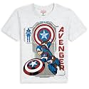 Kidsville Captain America Printed Regular Fit Grey