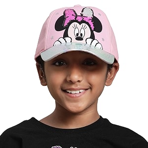 kidsville official mickey amp friends printed pink caps kids girls