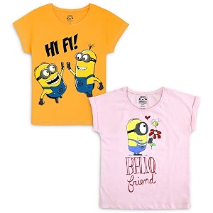 kidsville frozen printed regular fit blue cotton girl39s t-shirt