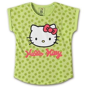 kidsville frozen printed regular fit blue cotton girl39s t-shirt