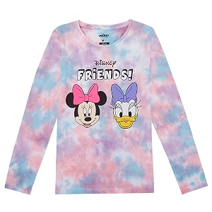 kidsville frozen printed regular fit blue cotton girl39s t-shirt