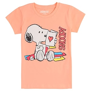 kidsville frozen printed regular fit blue cotton girl39s t-shirt