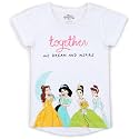 Kidsville Frozen Printed Regular Fit Blue Cotton Girl's T-Shirt