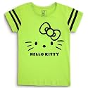 Kidsville Frozen Printed Regular Fit Blue Cotton Girl's T-Shirt