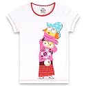 Kidsville Frozen Printed Regular Fit Blue Cotton Girl's T-Shirt