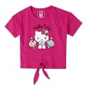 Kidsville Frozen Printed Regular Fit Blue Cotton Girl's T-Shirt