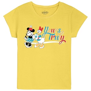 Kidsville Girls Printed Regular Fit T-Shirt