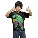 Kidsville Hulk Printed Regular Fit Black Cotton