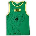 Kidsville Hulk Printed Regular Fit Green Cotton Boy's Vest