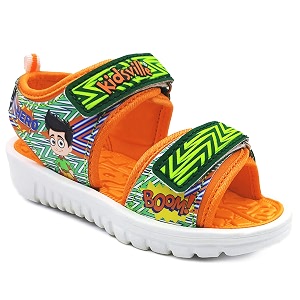 Kidsville Kids Boys Printed Multicolor Sandals