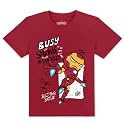 Kidsville Marvel Comics Printed Regular Fit Black