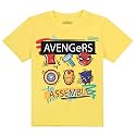 Kidsville Marvel Comics Printed Regular Fit Black