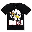 Kidsville Marvel Comics Printed Regular Fit Black