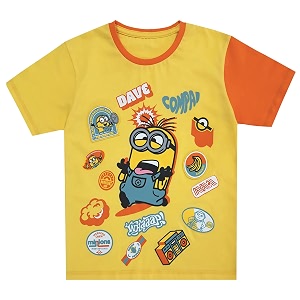 Kidsville Minion 2 Printed Regular Fit Bright