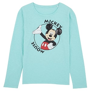 Kidsville Minnie Printed Regular Fit Blue Cotton