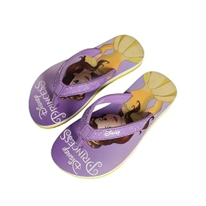 kidsville official disney princess printed kids girls flip-flop  soft non-slip indoor outdoor house slipper comfortable amp durable footwear for children