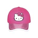 Kidsville Official Hello Kitty Embroidered Patch Pink Cap for Kids Girls | Adjustable Closure