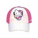 Kidsville Official Hello Kitty Embroidered Patch Pink Cap for Kids Girls | Adjustable Closure