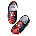 Kidsville Official Marvel Comic Spiderman Printed Kids Boys Canvas Shoes| Lightweight Sole, Super Flexible, Comfortable Indoor and Outdoor Slip On Lofer Shoes for Kids