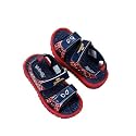 Kidsville Official Marvel Comics Spiderman Printed Sandals For Kids Boys Anti-Skid Comfortable | Adjustable Double Strap Closure | Flexible &amp; Lightweight Footwear for Baby