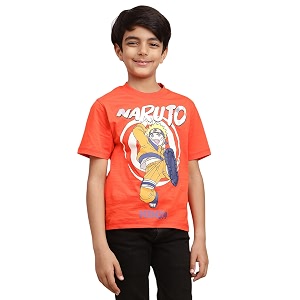 Kidsville Official Naruto Anime Character Half Sleeves