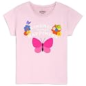 Kidsville Printed Regular Fit White Cotton Girl39s