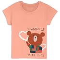 Kidsville Printed Regular Fit White Cotton Girl39s