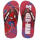 Kidsville Spiderman Printed Blue Flipflops for Boys