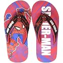 Kidsville Spiderman Printed Blue Flipflops for Boys