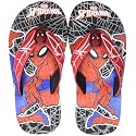 Kidsville Spiderman Printed Blue Flipflops for Boys