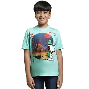 Kidsville Spiderman Printed Regular Fit Orange Cotton