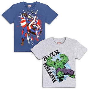 Kidsville Boys Printed Regular Fit T-Shirt