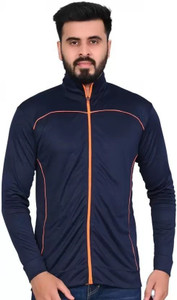 KIDSWING Full Sleeve Solid Men Jacket