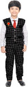 Kidzarea Boys Festive & Party Shirt, Waistcoat and Pant Set (Black Pack of 1)
