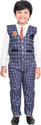 Kidzarea Boys Festive & Party Shirt, Waistcoat and Pant Set (Dark Blue Pack of 1)