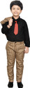 Kidzarea Boys Festive & Party Shirt, Waistcoat and Pant Set (Brown Pack of 1)