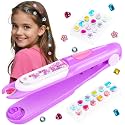 kidzkube Hair Gem Stamper Kit, Bling Hair Jewels for Girls Toys, Hair Styling Tool with Reusable Shining Diamonds, Birthday Gifts Toys for Girls Ages 3 4 5 6 8-12 (Purple)