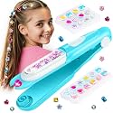 kidzkube Hair Gem Stamper Kit, Bling Hair Jewels for Girls Toys, Hair Styling Tool with Reusable Shining Diamonds, Birthday Gifts Toys for Girls Ages 3 4 5 6 8-12