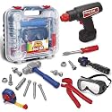 Kidzlane Durable Kids Tool Set, With Electronic Cordless Drill & 20 Pretend Play Construction Accessories, Multi