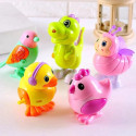 Kidzoy 3 Pcs Jumping Bird Wind Up Key Operated Colorful Bird Toys for Toddlers & Kids Rattle