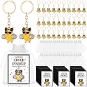 Kigeli 30 Set Cheer Team Gifts Bulk Duck Enamel Keychains