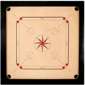 kiimi full size 32 inch wooden with crystal coinstrikerpowder roundpocket 5 cm carrom board