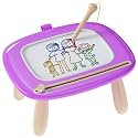 Kikapabi Toddler Magnetic Drawing Board - 1st Birthday Gifts for 1 2 3 Year Old Girls & Boys, Learning Doodle Board, Educational Toys for Baby (Purple)