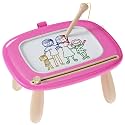 Kikapabi Toddler Magnetic Drawing Board - 1st Birthday Gifts for 1 2 3 Year Old Girls & Boys, Learning Doodle Board, Educational Toys for Baby (Rose Red)